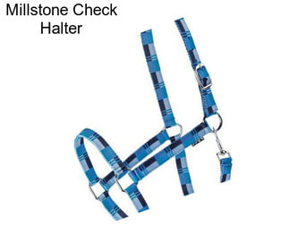 Millstone Check Halter