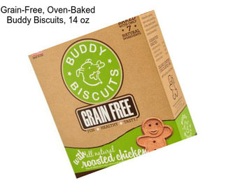 Grain-Free, Oven-Baked Buddy Biscuits, 14 oz