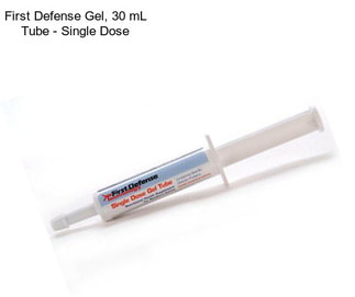 First Defense Gel, 30 mL Tube - Single Dose