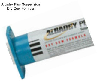 Albadry Plus Suspension Dry Cow Formula