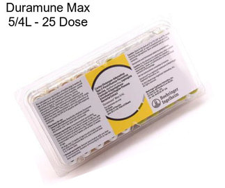 Duramune Max 5/4L - 25 Dose