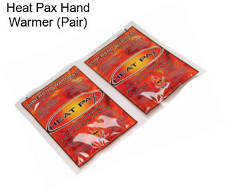 Heat Pax Hand Warmer (Pair)