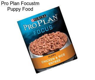 Pro Plan Focustm Puppy Food