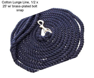 Cotton Lunge Line, 1/2\