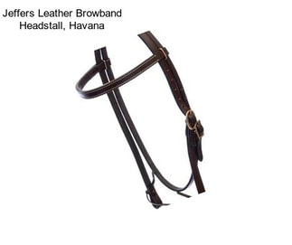 Jeffers Leather Browband Headstall, Havana