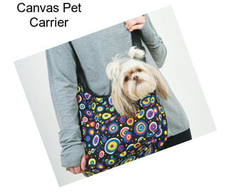 Canvas Pet Carrier