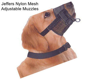 Jeffers Nylon Mesh Adjustable Muzzles