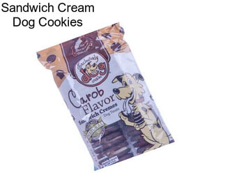 Sandwich Cream Dog Cookies