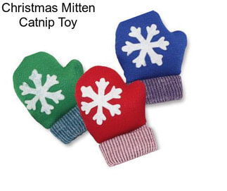 Christmas Mitten Catnip Toy