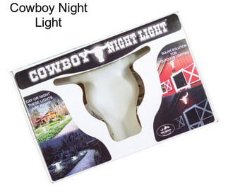 Cowboy Night Light