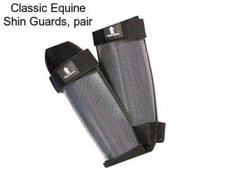 Classic Equine Shin Guards, pair