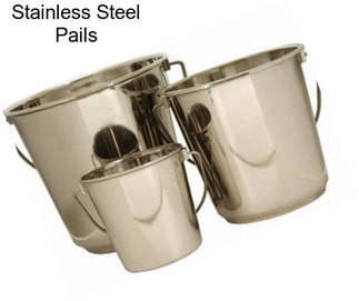 Stainless Steel Pails