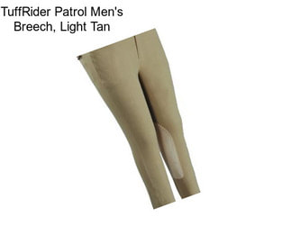 TuffRider Patrol Men\'s Breech, Light Tan