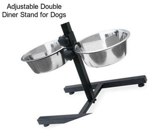 Adjustable Double Diner Stand for Dogs