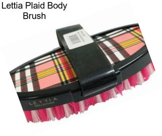 Lettia Plaid Body Brush