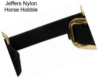 Jeffers Nylon Horse Hobble