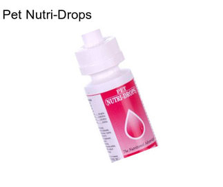 Pet Nutri-Drops