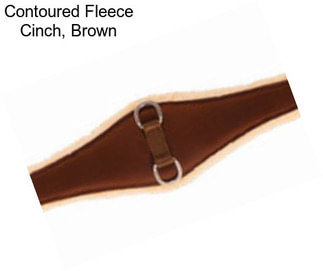 Contoured Fleece Cinch, Brown