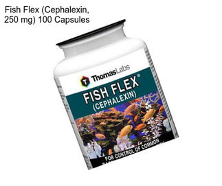 Fish Flex (Cephalexin, 250 mg) 100 Capsules