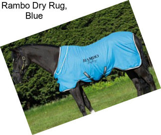 Rambo Dry Rug, Blue