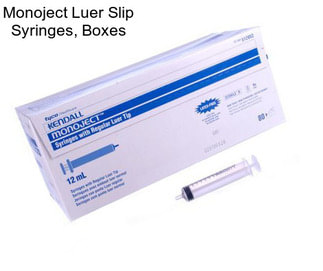 Monoject Luer Slip Syringes, Boxes