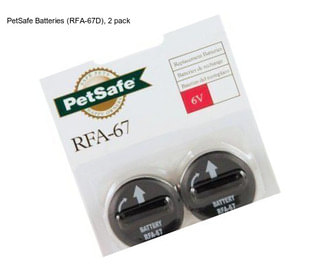 PetSafe Batteries (RFA-67D), 2 pack