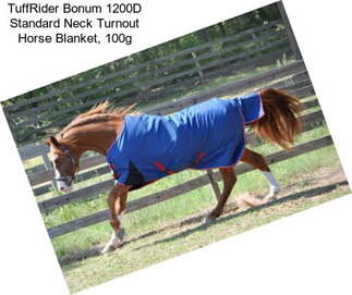 TuffRider Bonum 1200D Standard Neck Turnout Horse Blanket, 100g