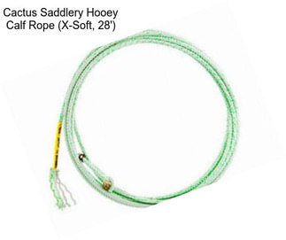 Cactus Saddlery Hooey Calf Rope (X-Soft, 28\')