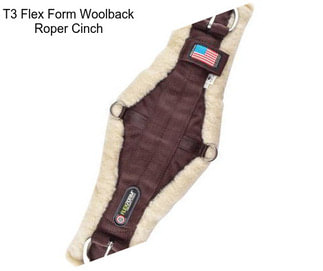 T3 Flex Form Woolback Roper Cinch