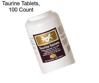 Taurine Tablets, 100 Count