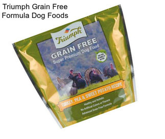 Triumph Grain Free Formula Dog Foods