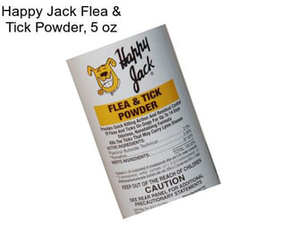 Happy Jack Flea & Tick Powder, 5 oz