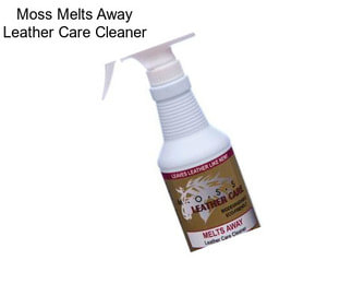 Moss Melts Away Leather Care Cleaner