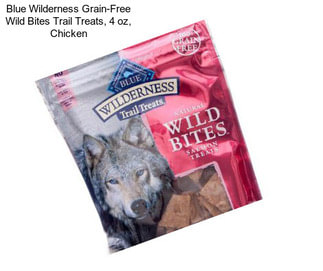 Blue Wilderness Grain-Free Wild Bites Trail Treats, 4 oz, Chicken