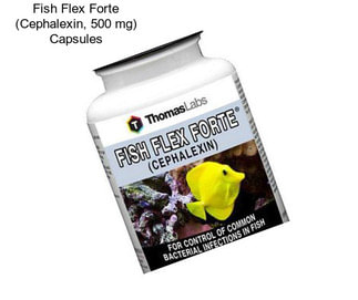 Fish Flex Forte (Cephalexin, 500 mg) Capsules