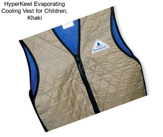 HyperKewl Evaporating Cooling Vest for Children, Khaki