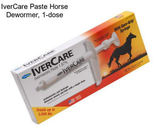 IverCare Paste Horse Dewormer, 1-dose
