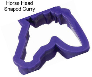 Horse Head Shaped Curry