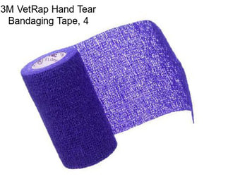 3M VetRap Hand Tear Bandaging Tape, 4\