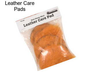 Leather Care Pads