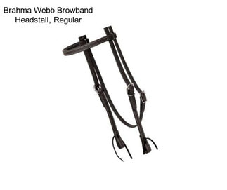Brahma Webb Browband Headstall, Regular