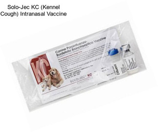 Solo-Jec KC (Kennel Cough) Intranasal Vaccine