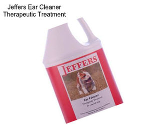 Jeffers Ear Cleaner Therapeutic Treatment