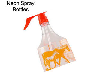 Neon Spray Bottles