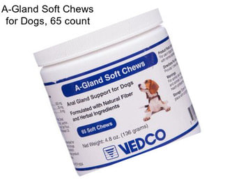 A-Gland Soft Chews for Dogs, 65 count