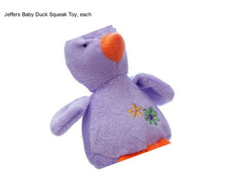 Jeffers Baby Duck Squeak Toy, each
