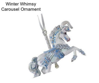 Winter Whimsy Carousel Ornament