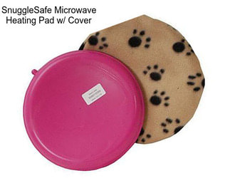 SnuggleSafe Microwave Heating Pad w/ Cover