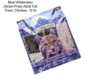 Blue Wilderness (Grain-Free) Adult Cat Food, Chicken, 12 lb