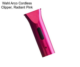 Wahl Arco Cordless Clipper, Radiant Pink